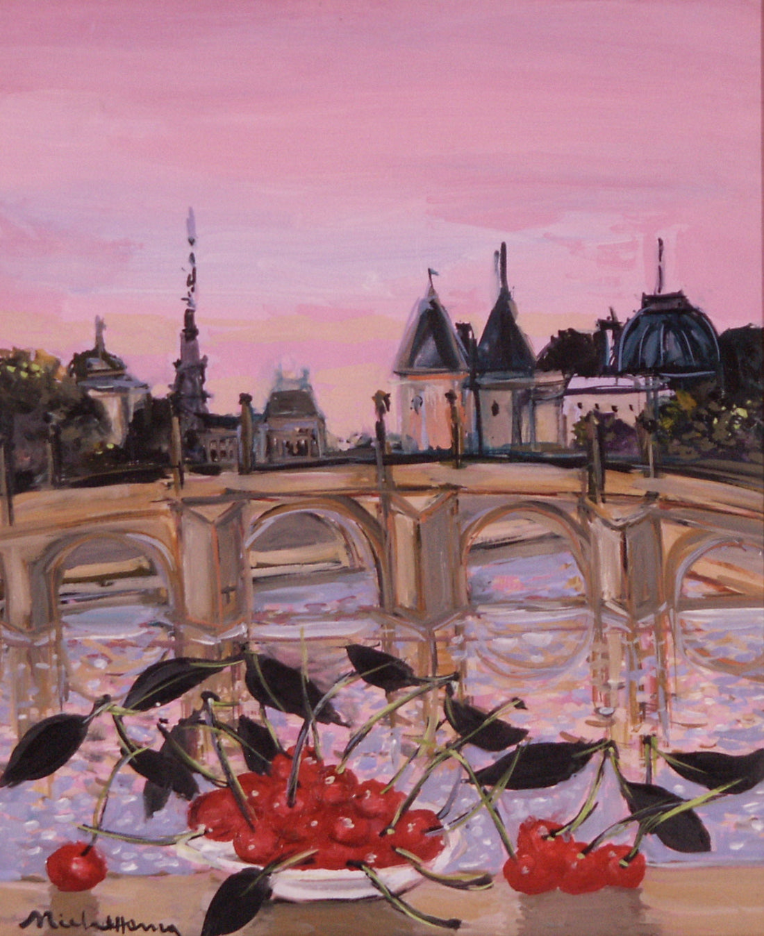 フランス絵画巨匠画家ミッシェル・アンリはフランス最高の勲章レジオン・ドヌール勲章を受章した数少ないフランス人画家だ