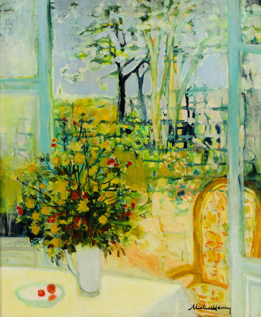 米歇尔·亨利《金色和谐》油画第10号