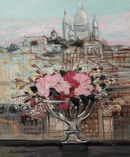 米歇尔·亨利 <巴黎蒙马特圣心大教堂> 布面油画 No. 12