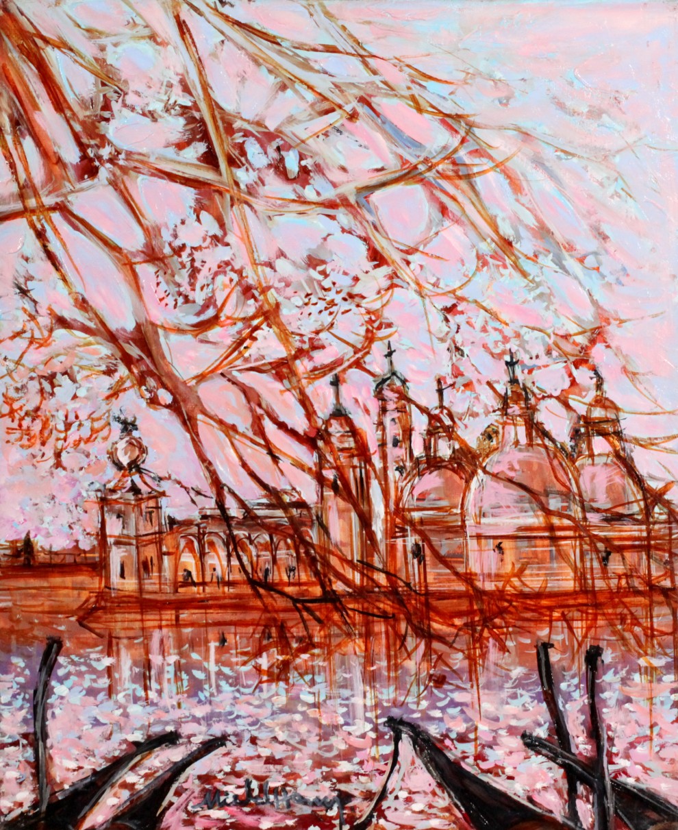 米歇尔·亨利《威尼斯的辉煌》油画第8号