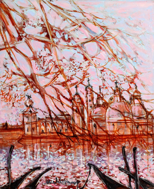 米歇尔·亨利《威尼斯的辉煌》油画第8号