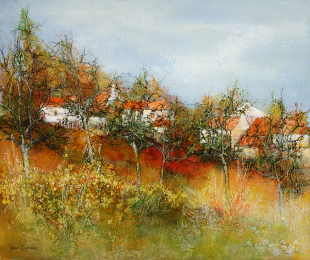 ジャン・ゴダン <夏の花>油彩10号