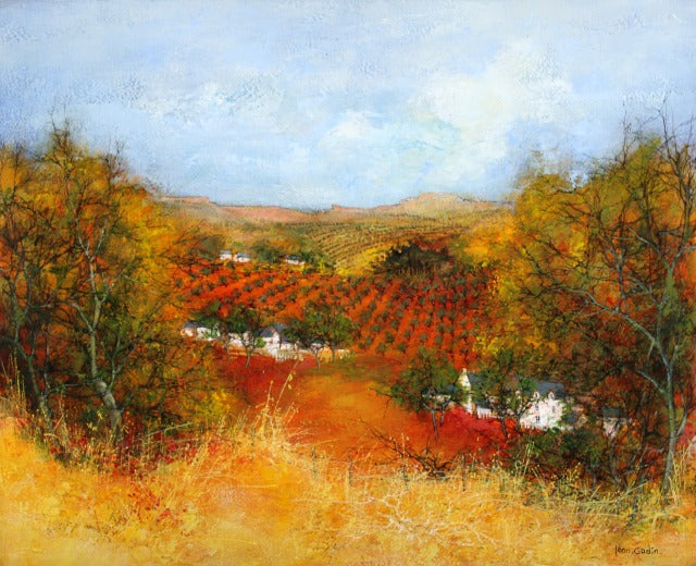 ジャン・ゴダン <丘陵>油彩20号