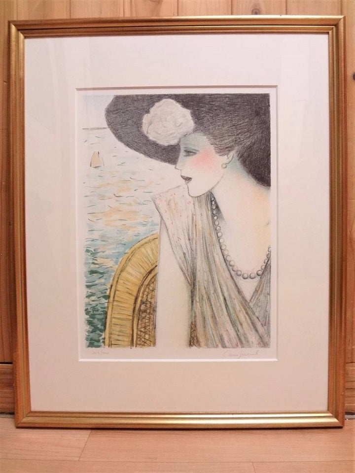 ジャン・ピエール・カシニョール 【夏の思い出】 オリジナルリトグラフ版画