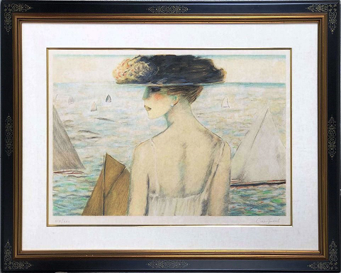 ジャン・ピエール・カシニョール 【レガッタ】 オリジナルリトグラフ版画