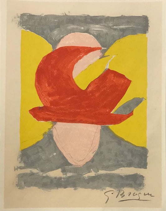 ジョルジュ・ブラック 【地獄への道ープレート4】 1961年 オリジナルリトグラフ