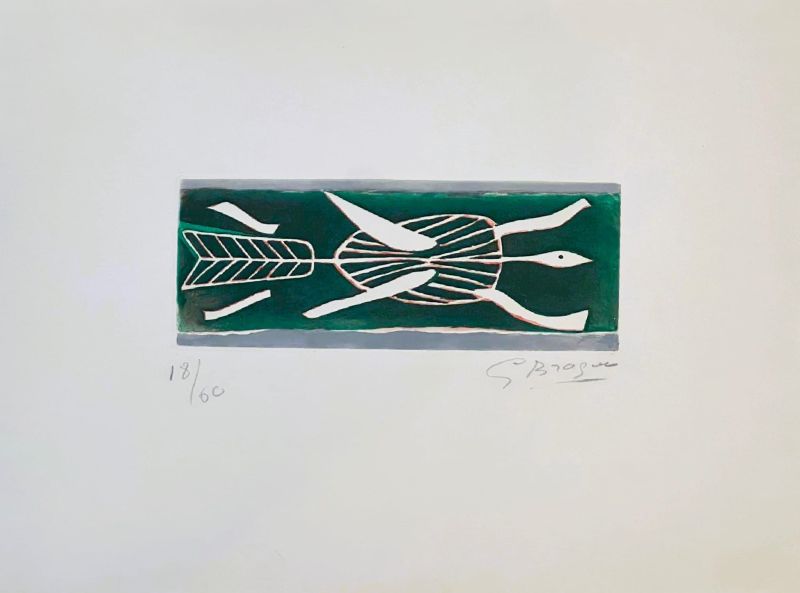 ジョルジュ・ブラック 【鳥】 1959年 オリジナルエッチング