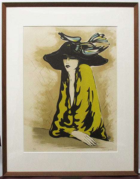 Jean-Pierre Cassignol《鸟》原版石版画