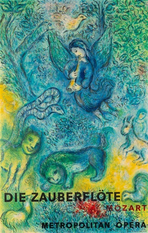 マルク・シャガール オリジナルリトグラフポスター メトロポリタン美術館ポスター