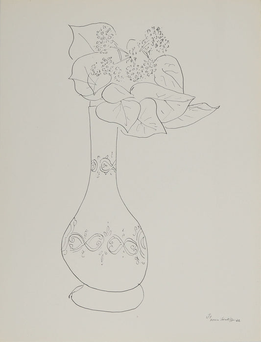 アンリ・マチス    【華やかの宿り木の花束】1943年イメージサイズ24,5x32.5cm  オリジナルリトグラフ  刷り込みサイン入り