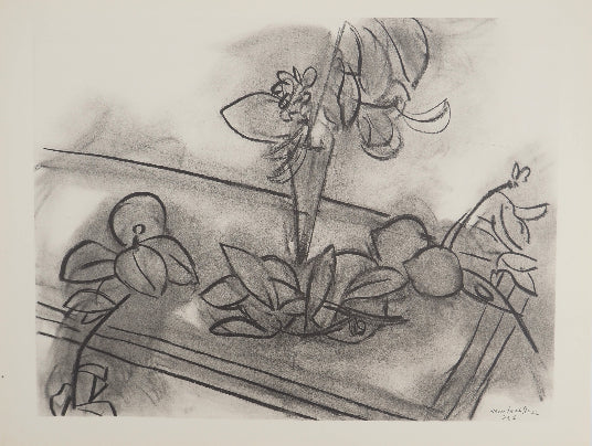 アンリ・マチス    【レモンテーブル】1943年イメージサイズ24,5x32.5cm  オリジナルリトグラフ  刷り込みサイン入り