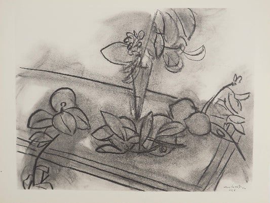 アンリ・マチス    【レモンテーブル】1943年イメージサイズ24,5x32.5cm  オリジナルリトグラフ  刷り込みサイン入り