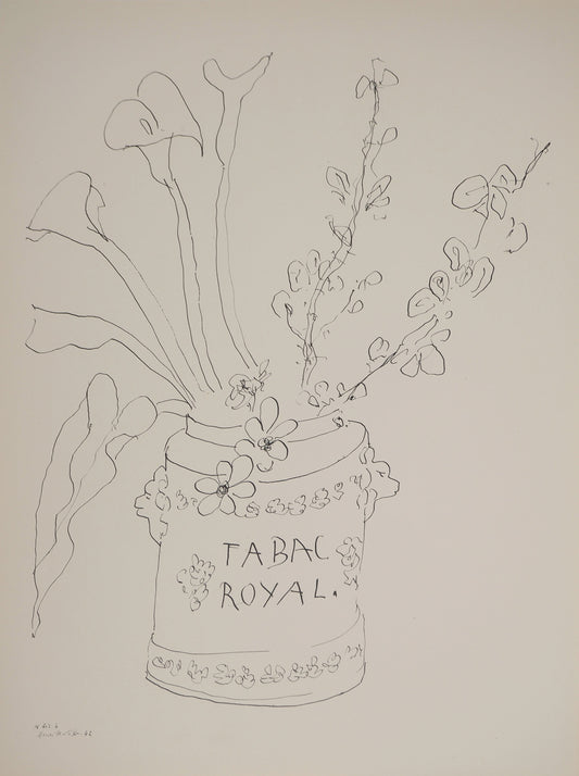 アンリ・マチス    【春の香り】1943年イメージサイズ24,5x32.5cm  オリジナルリトグラフ  刷り込みサイン入り