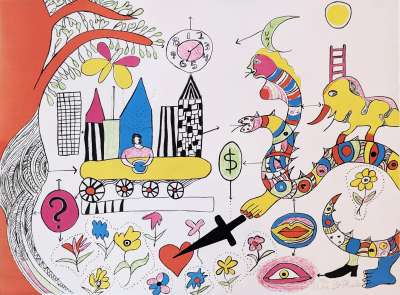 ニキ・ド・サンファル Niki de Saint Phalle 少女の夢(A Young Girl’s Dream)