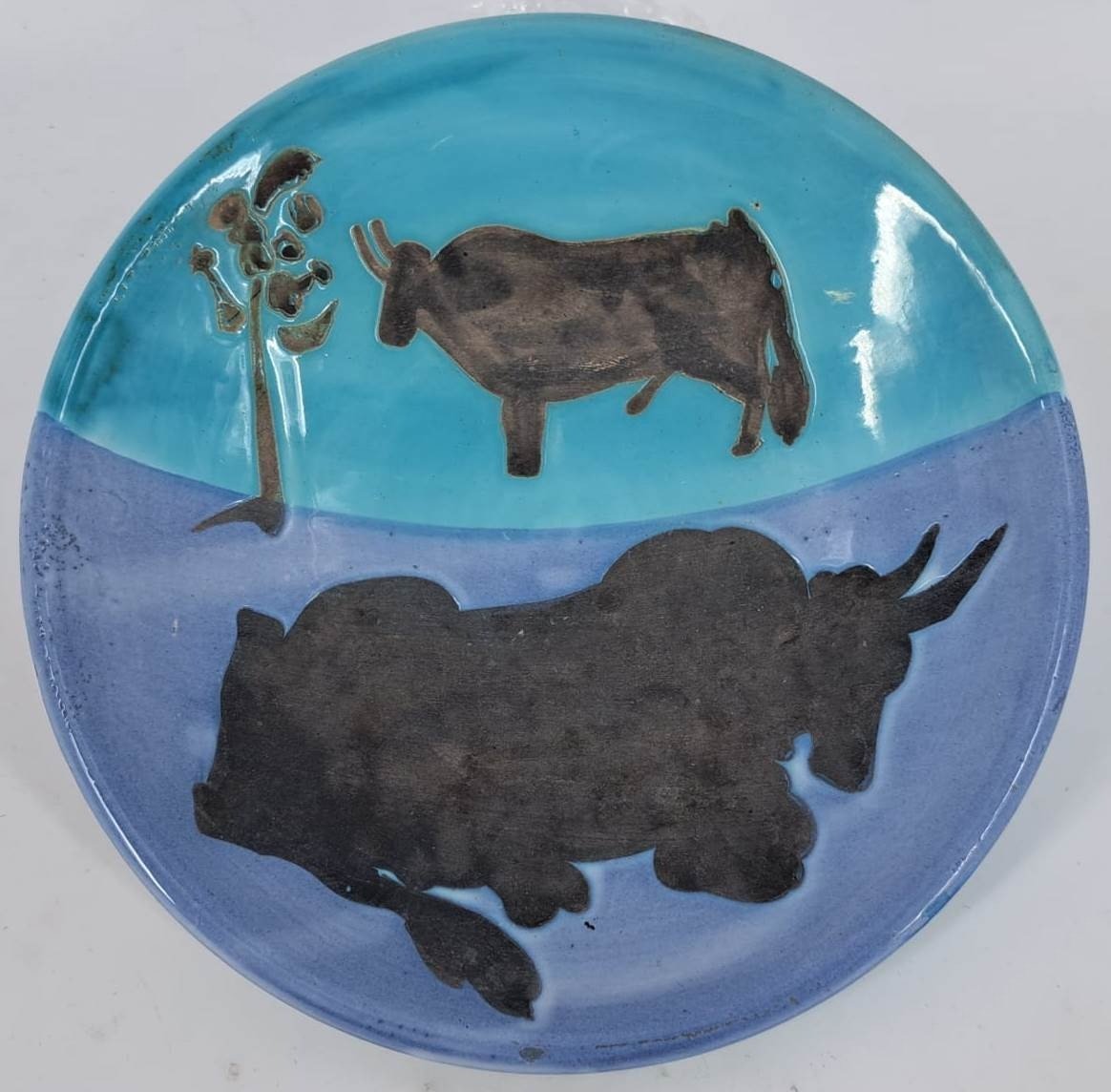 パブロ・ピカソ <アトリエ・マドウラトロス> オリジナル 陶器  1952年