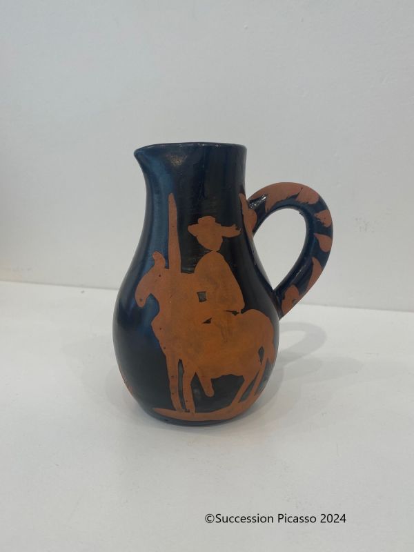 パブロ・ピカソ <ピッチャーヘッド> 陶器  1952年