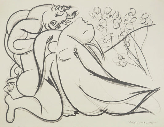 パブロ・ピカソ <乙女とミノタウロス> オリジナルリトグラフ&ステンシル   1967年