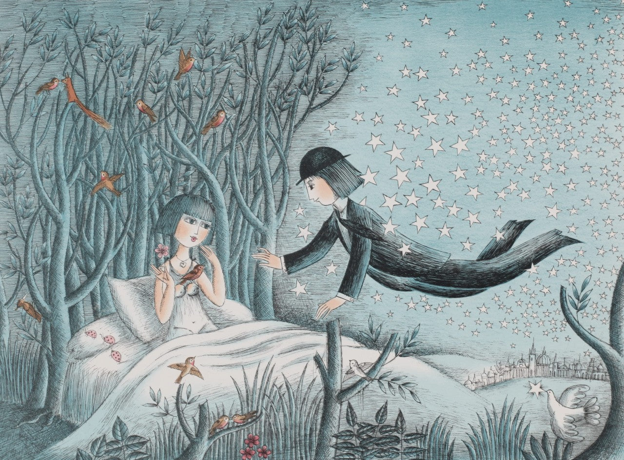 雷蒙德·佩内特《小王子》原版石版画,艺术家签名