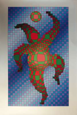 Victor Vasarely Clown