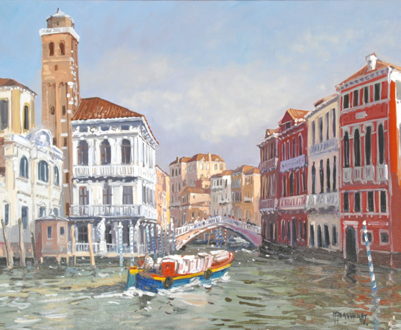 Michelle Margret <Ponte Guglio in Venice> Oil painting size 20
