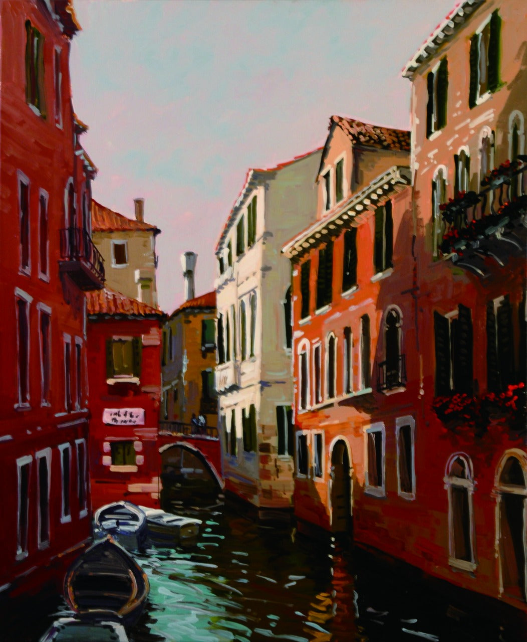 Michelle Margrey "Saint Abonal in Venice" Oil painting No. 15F