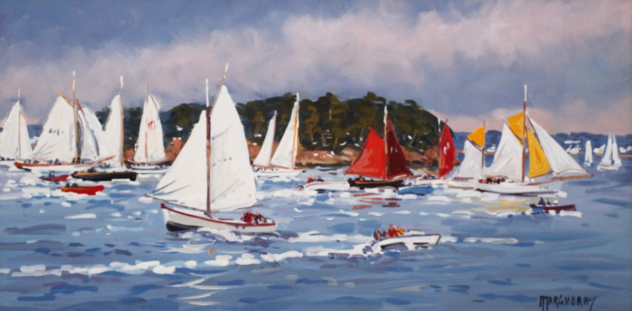 米歇尔·玛格莱《开普赛舟会》30 x 60 厘米