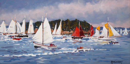 米歇尔·玛格莱《开普赛舟会》30 x 60 厘米