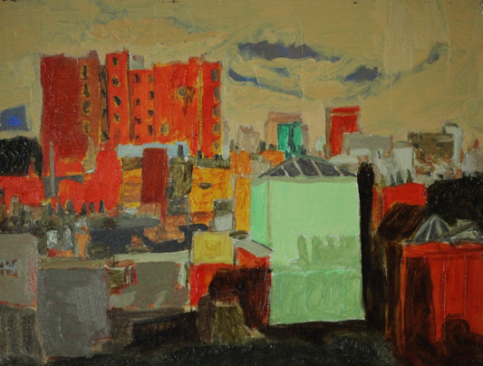 シモン・ブロー 【牝牛】 油彩3号【額付】