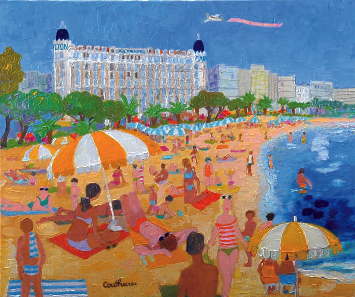 ダニエル・クチュール 【カールトンホテル】油彩10号 2010年制作【額付】