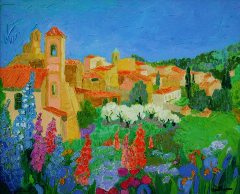 ダニエル・クチュール 「ル・マラン」 油彩12号 2004年制作 「額付き」