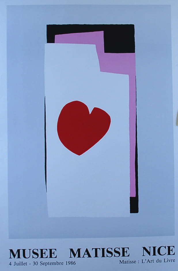 アンリ・マチス    【マチス美術館展 ギャルリーマーグ】 リトグラフポスター【額付】