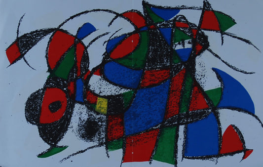 ジョアン・ミロ 【ミロオリジナル版画集より無題2】オリジナルリトグラフリトグラフ【額付】