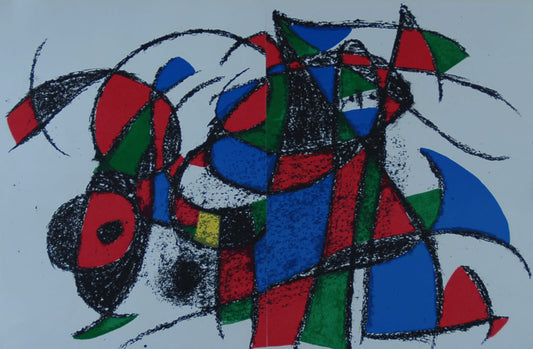 ジョアン・ミロ 【ミロオリジナル版画集より無題11】オリジナルリトグラフリトグラフ【額付】