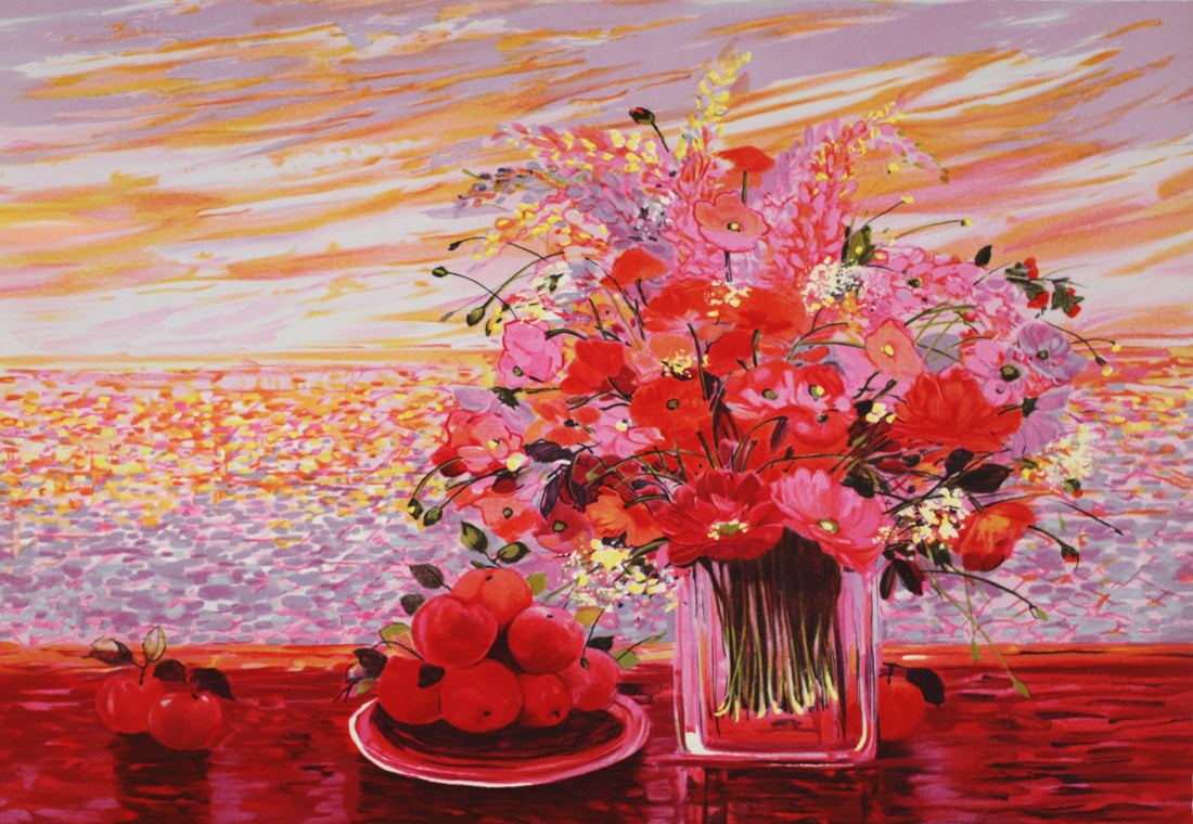 1995年ミッシェル・アンリ来日展：花を描くフランス巨匠画家