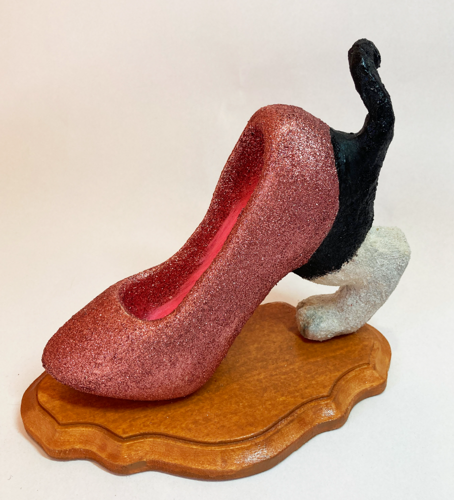 井口エリー　 Little cat mini highheels  ボルドーバージョン