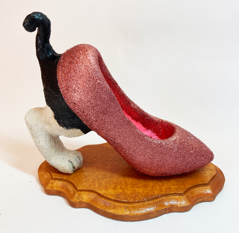 井口エリー　 Little cat mini highheels  ボルドーバージョン