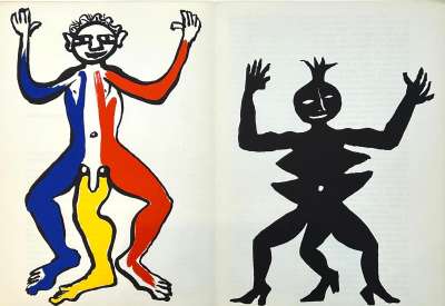 Alexander Calder, Mama Citron et Un Patriote Lithographe (Aunt Lemon, or Patriot's Lithograph)