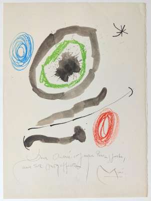 ジョアン・ミロ　Quelques fleurs pour des amis  ファクシミリ 1964年