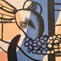 费尔南·莱热 《水果静物》 原版石版画 1948年
