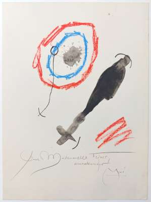 ジョアン・ミロ Quelques fleurs pour des amis  ファクシミリ 1964年