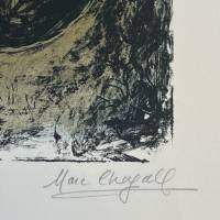 マルク・シャガールMarc Chagall  Meditation（メディテーション／瞑想）  リトグラフ 1979年制作　サイン限定部数 入り