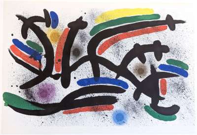 ジョアン・ミロ  Miro Lithographe I  リトグラフ 1972年