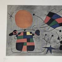 Joan Miro [Dandy] 1969 Image size 74x59cm Original actinto &amp; carborundum