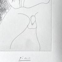 Pablo Picasso "Portrait with Tears" Original Lithograph 1964