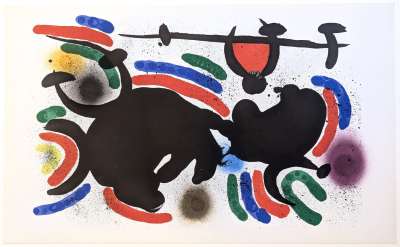 ジョアン・ミロ  Miro Lithographe I  リトグラフ 1972年
