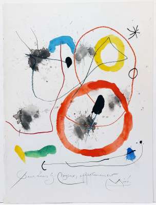 ジョアン・ミロ  Quelques fleurs pour des amis  ファクシミリ 1964年  限定283部