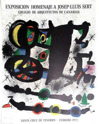 Joan Miro [Dandy] 1969 Image size 74x59cm Original actinto &amp; carborundum