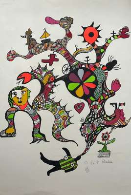 ニキ・ド・サンファル Niki de Saint Phalle　ドリーム・マシーン（The Dream Machine)
