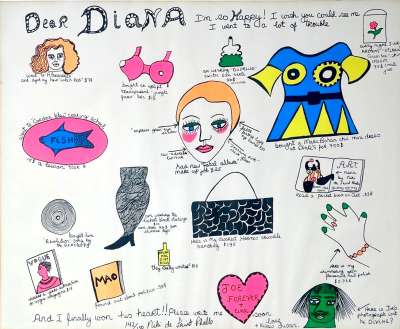 ニキ・ド・サンファル Niki de Saint Phalle　　親愛なるダイアナ（Dear Diana）