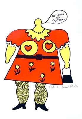 ニキ・ド・サンファル Niki de Saint Phalle　ナナたちの力（Les Nanas au pouvoir）